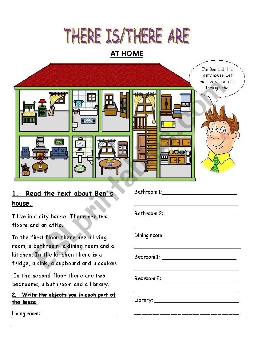 Worksheet There Is There Are