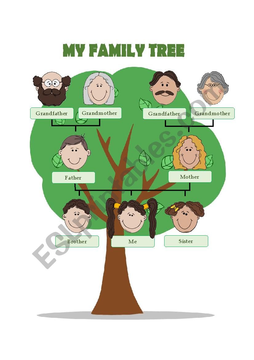 Family Tree worksheet