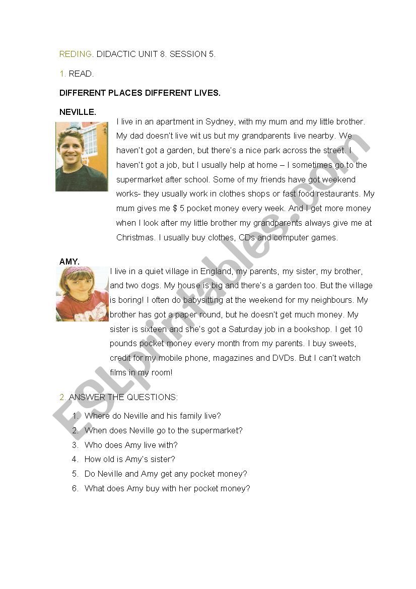 BEING ALIVE worksheet