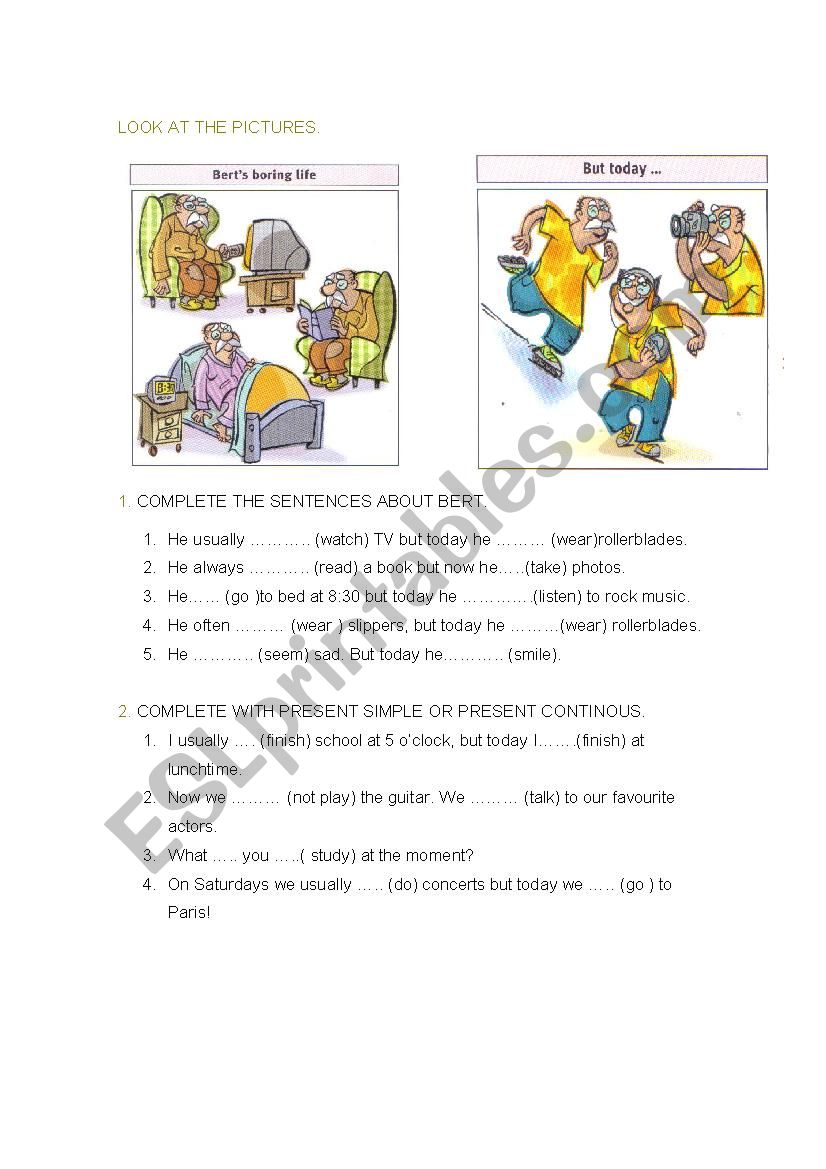 EXPRESSING DIFFERENCES worksheet