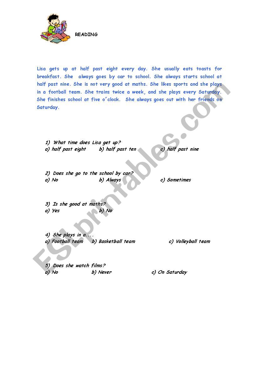 Present simple worksheet