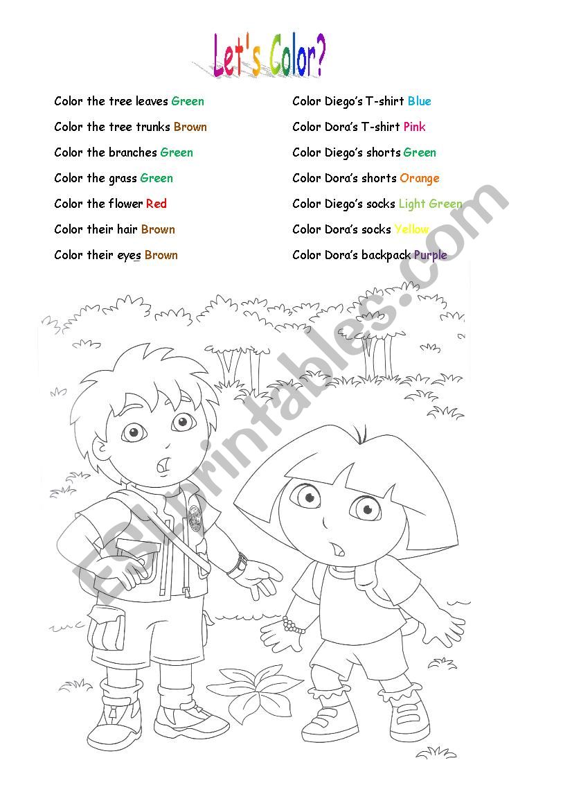 Coloring worksheet