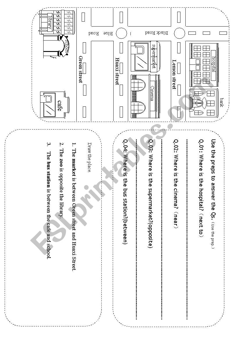 Where is...? worksheet