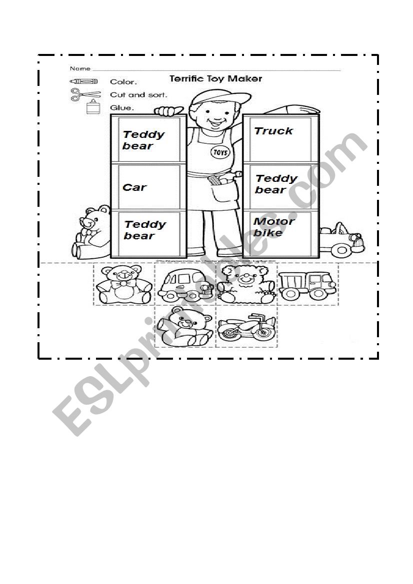 English Toys  worksheet