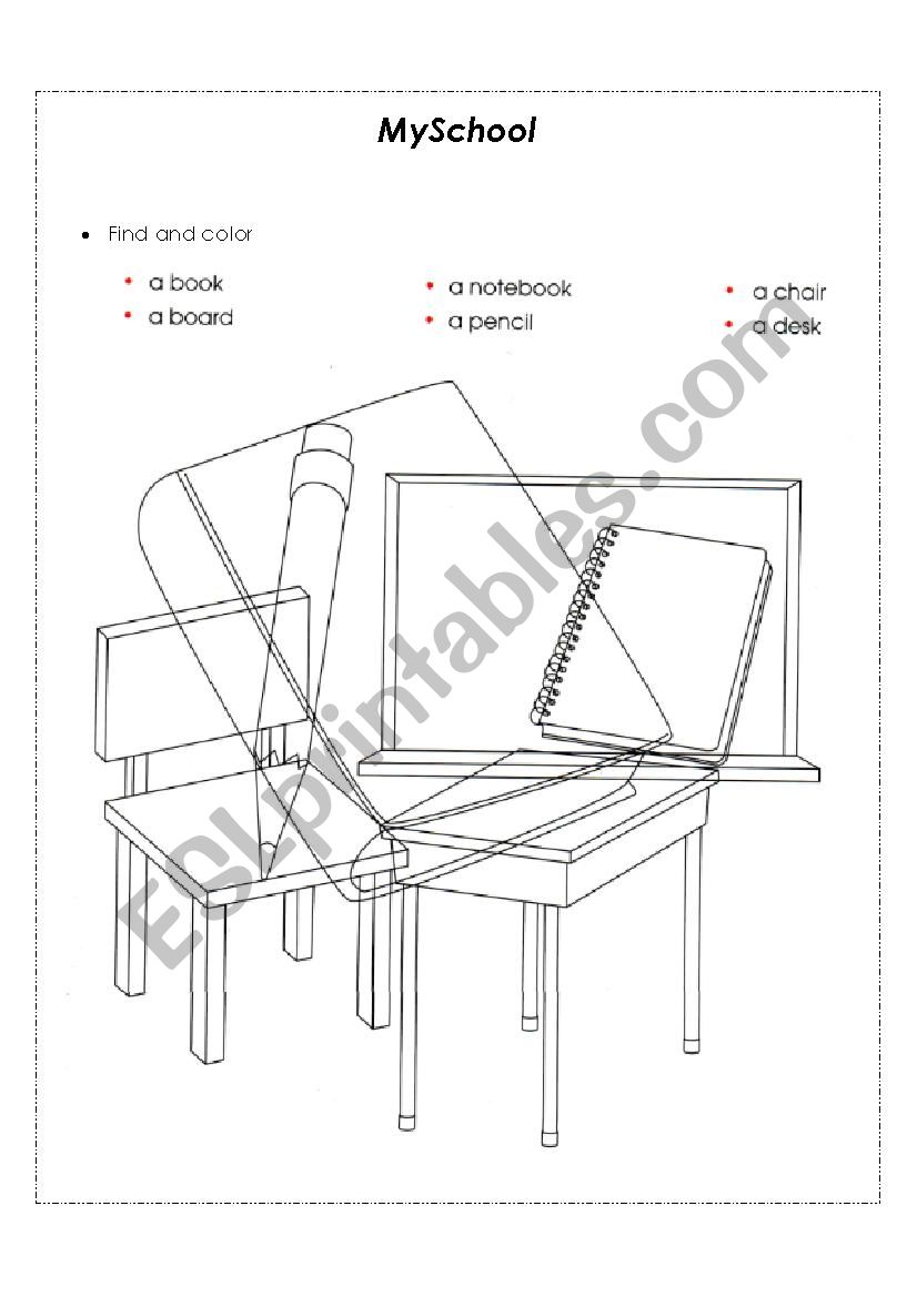 my school worksheet