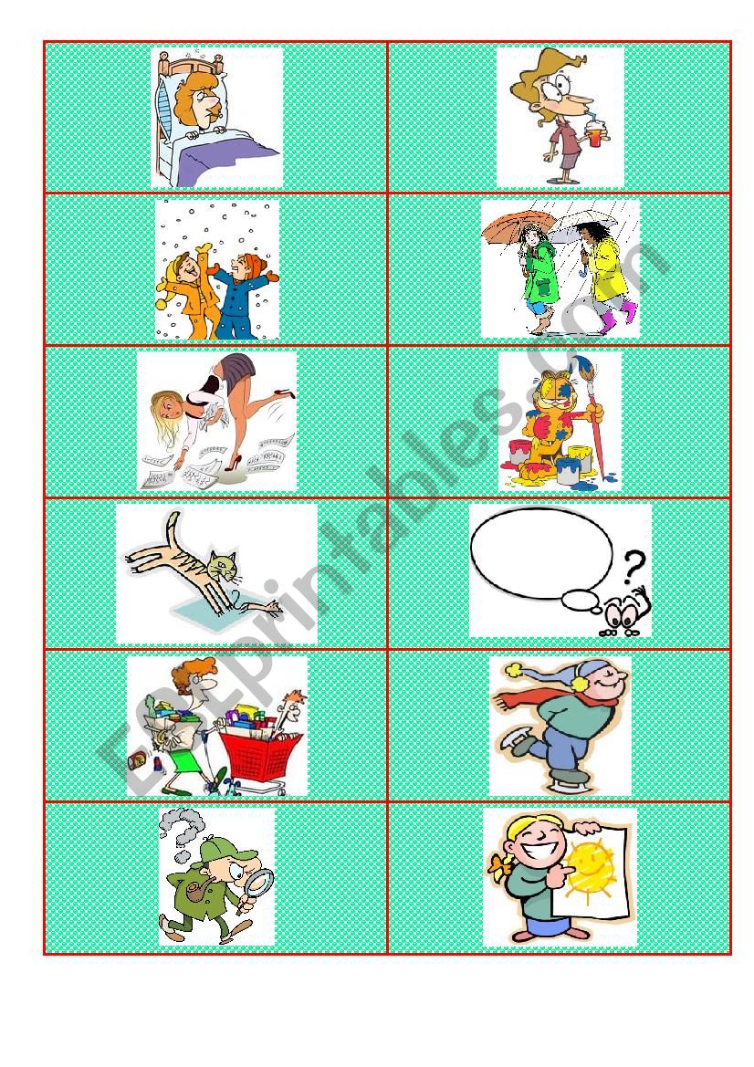 Action verbs. Flashcards. Part 6.