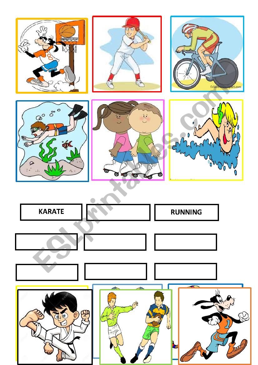 Sports worksheet