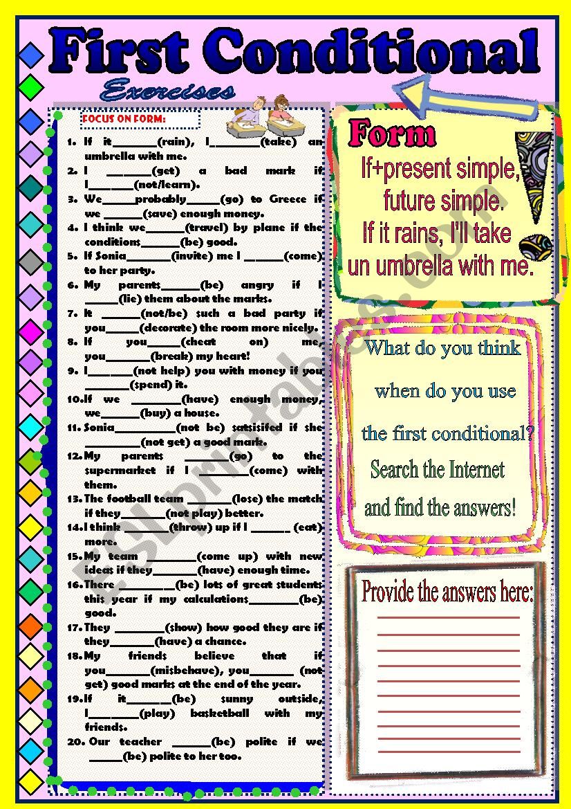 First Conditional- Focus on form