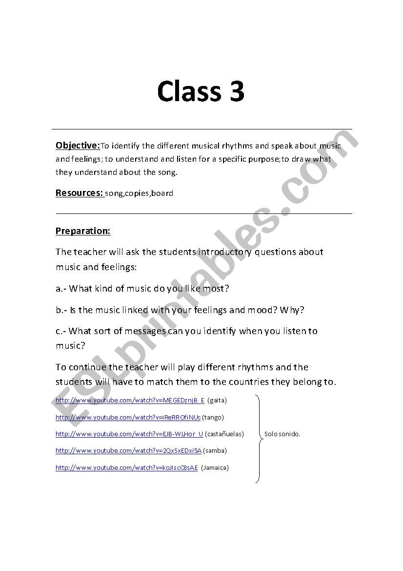 communication project worksheet