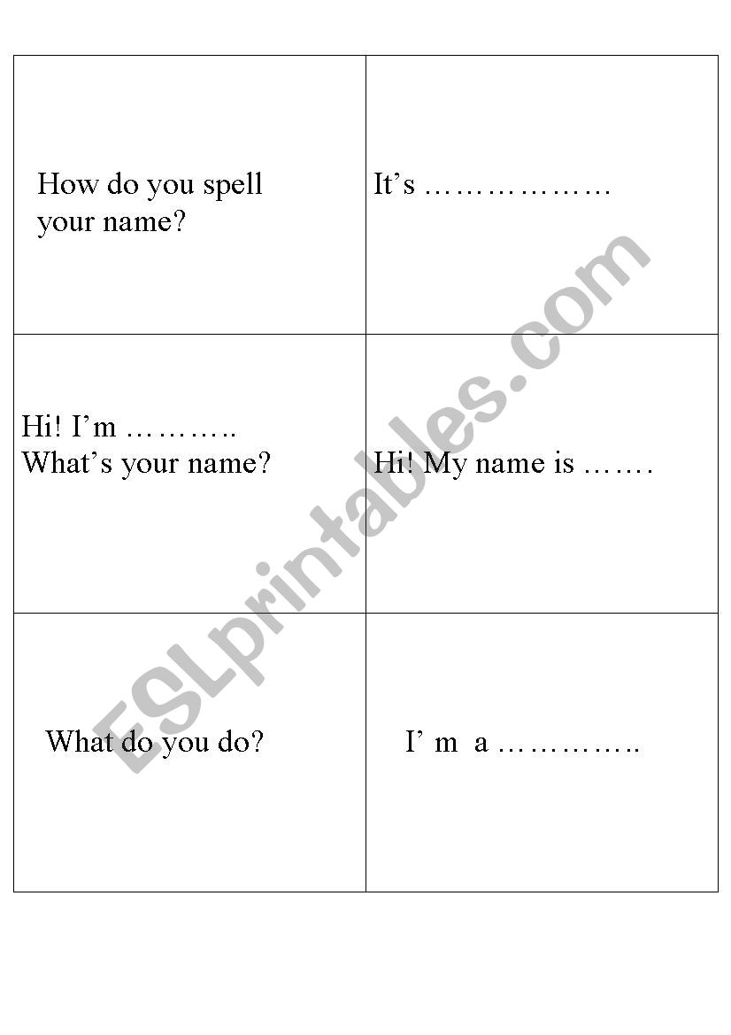 spelling worksheet