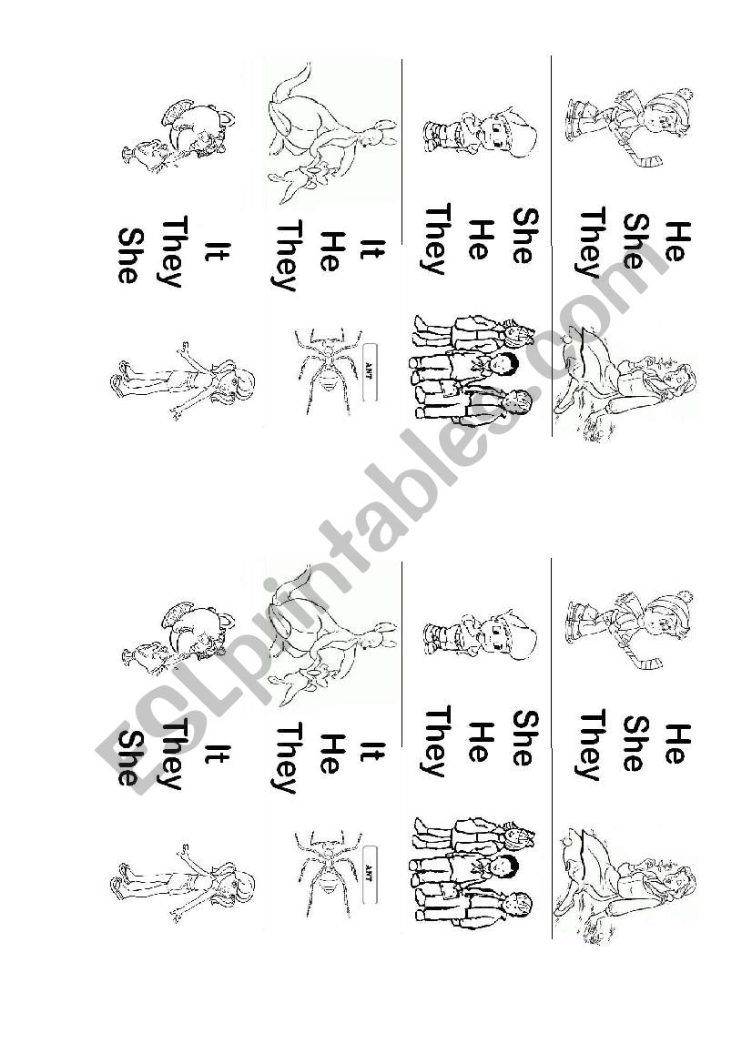 Choose the correct pronoun worksheet