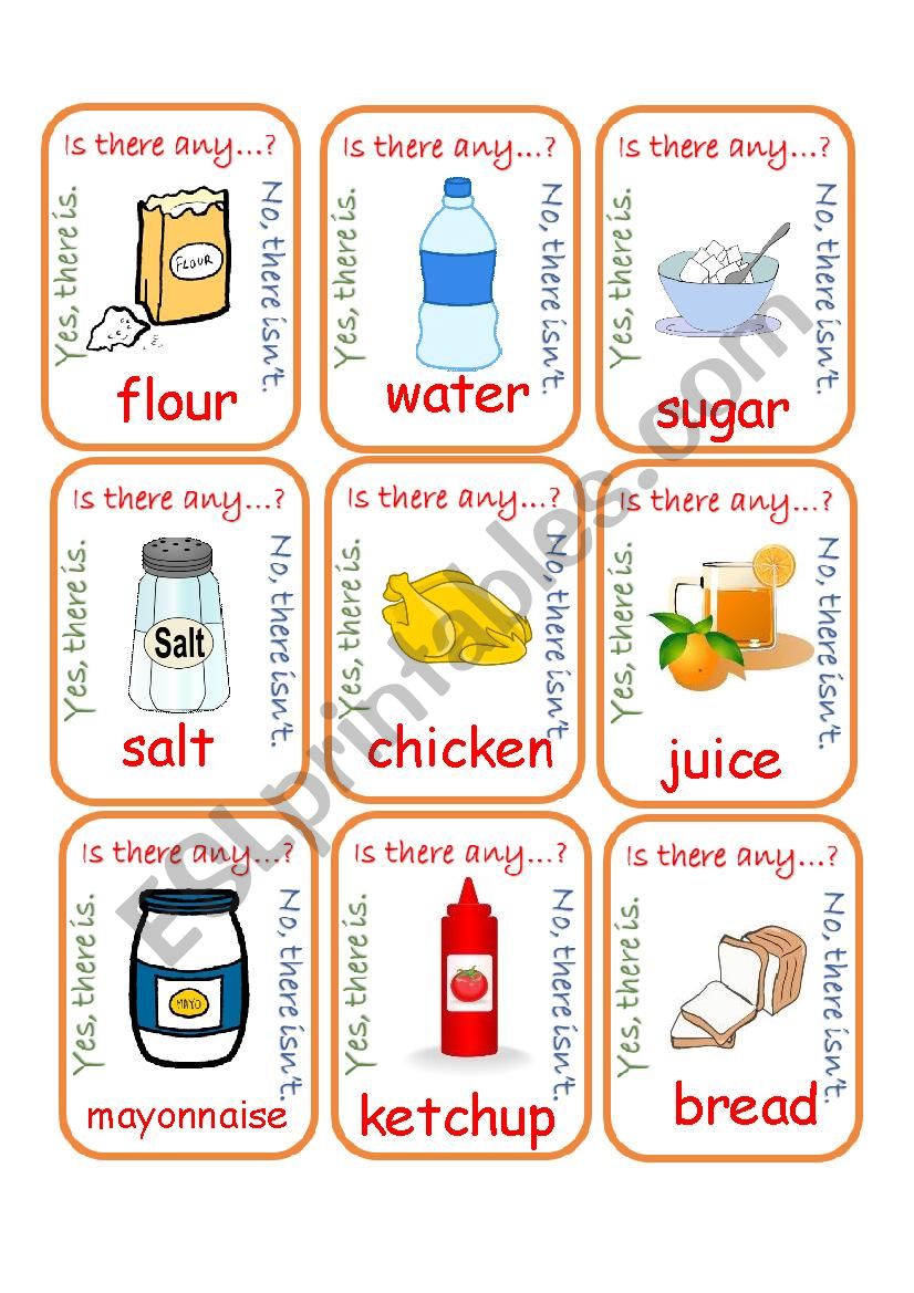 Is there any ? Go Fish worksheet