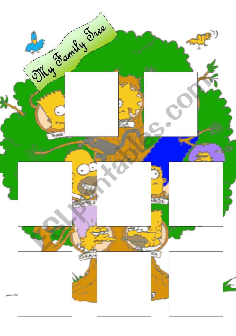 Family Tree worksheet