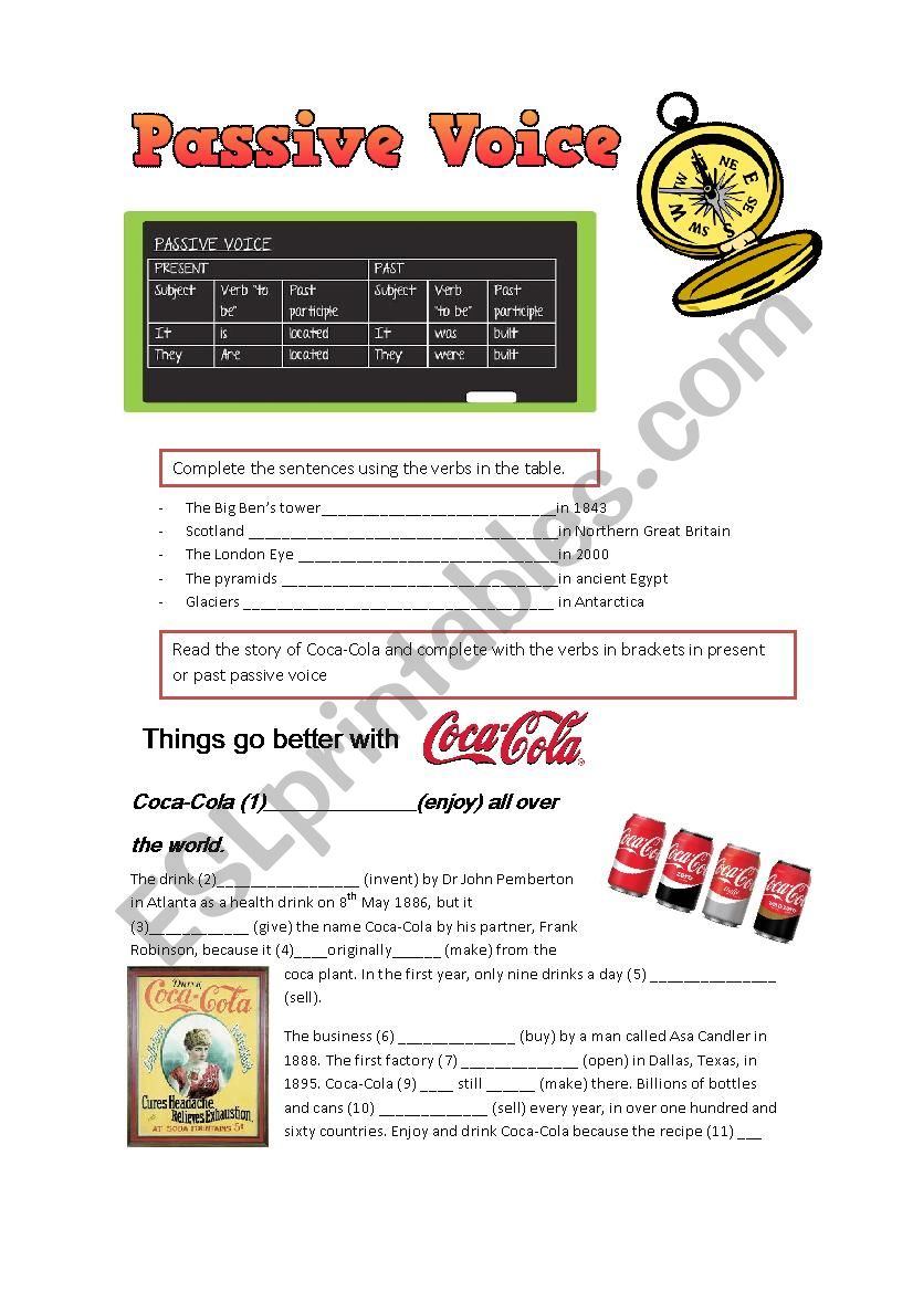 Passive Voice worksheet