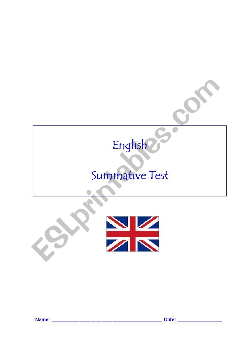 English test -elementary level
