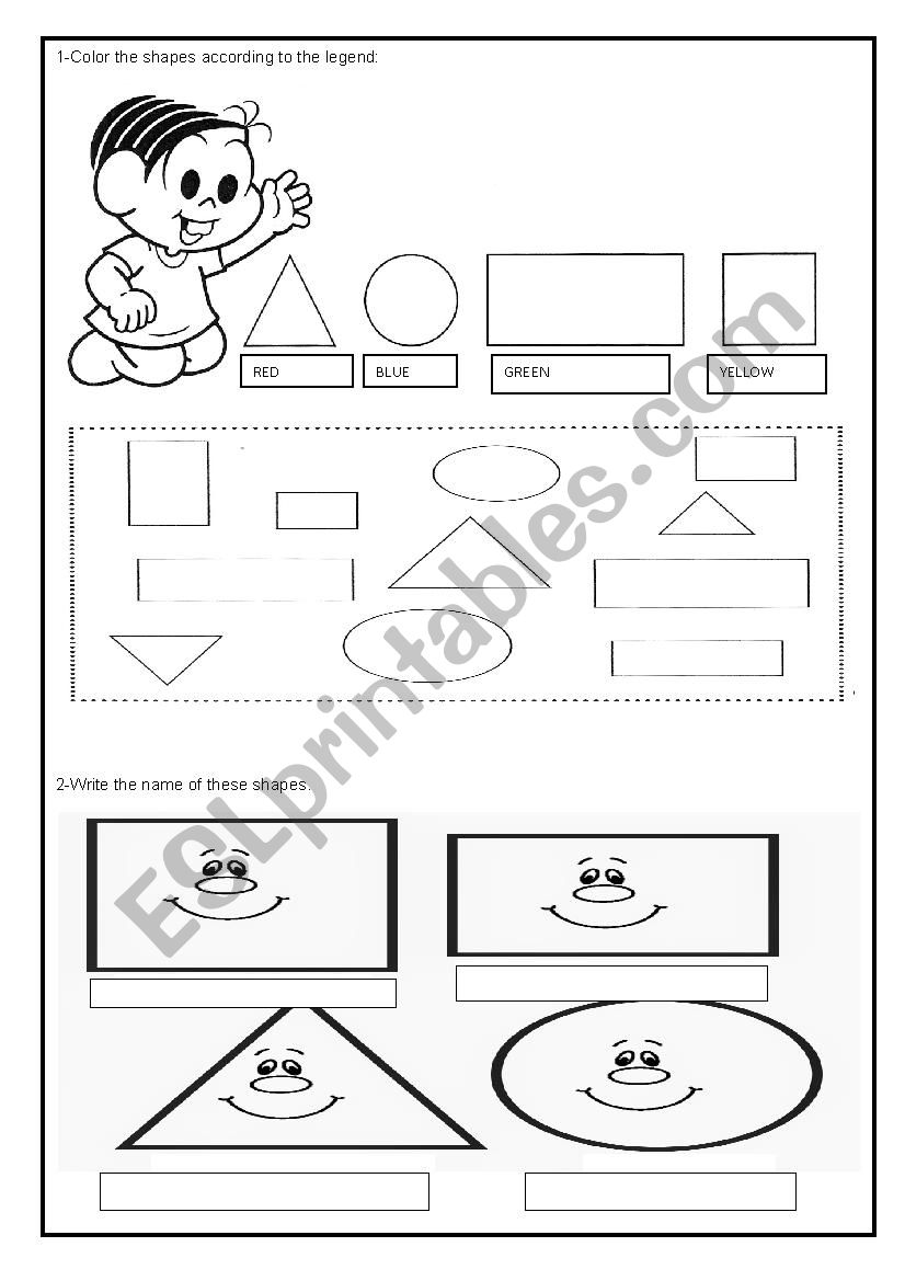 shapes worksheet