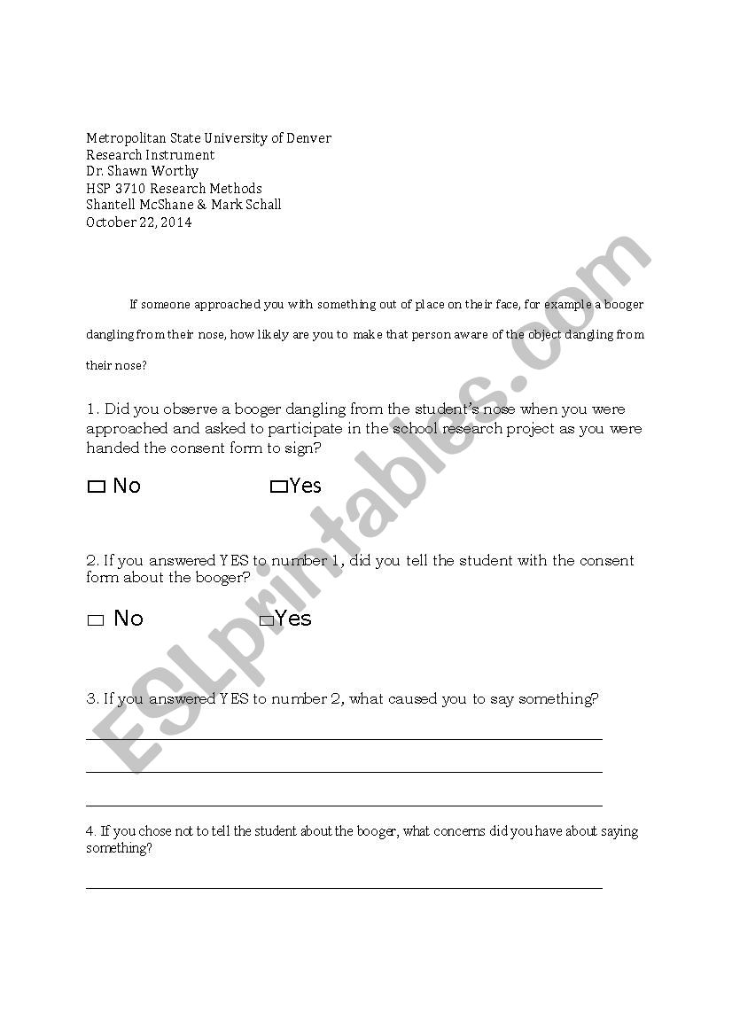 informed consent worksheet