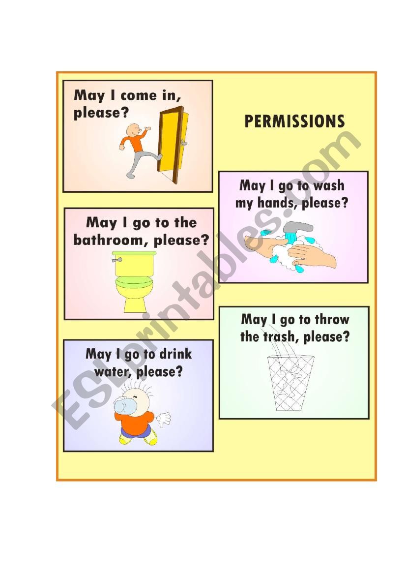 Permissions worksheet