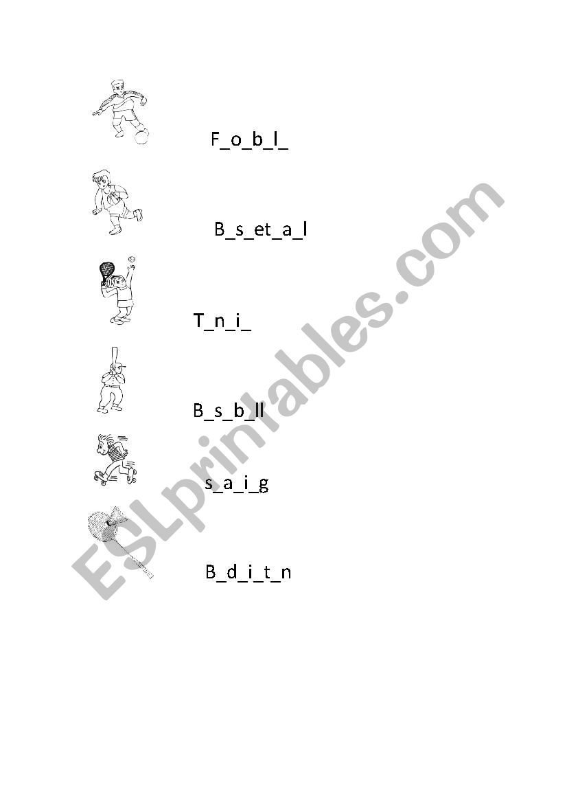sports writting worksheet worksheet