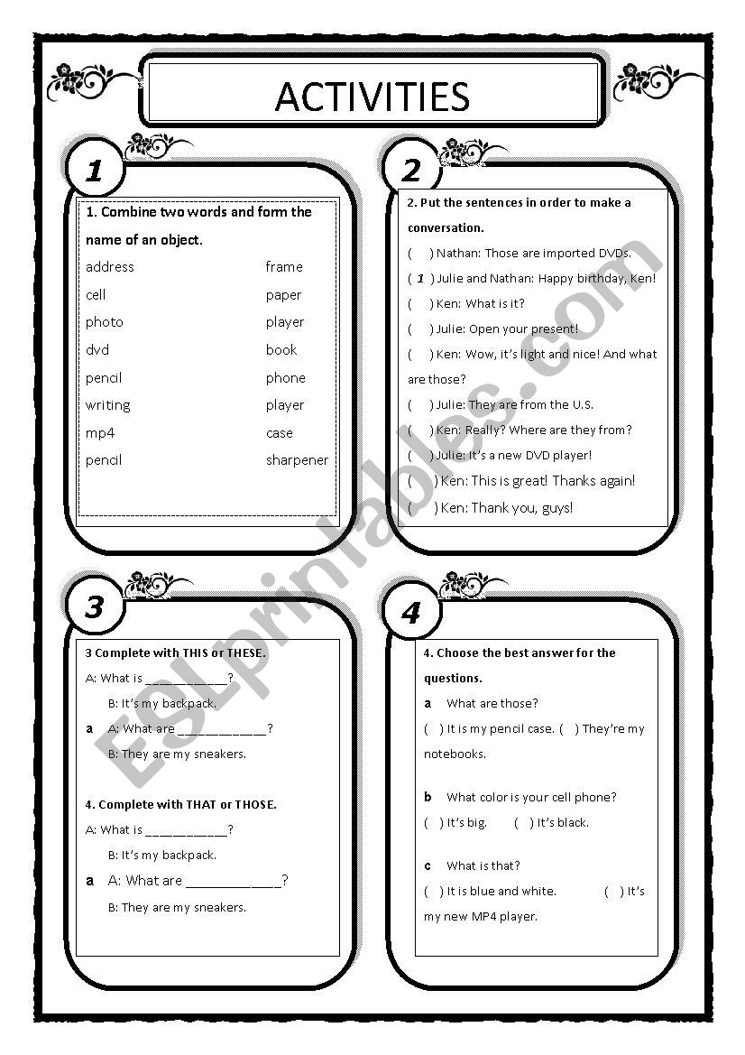 General review worksheet