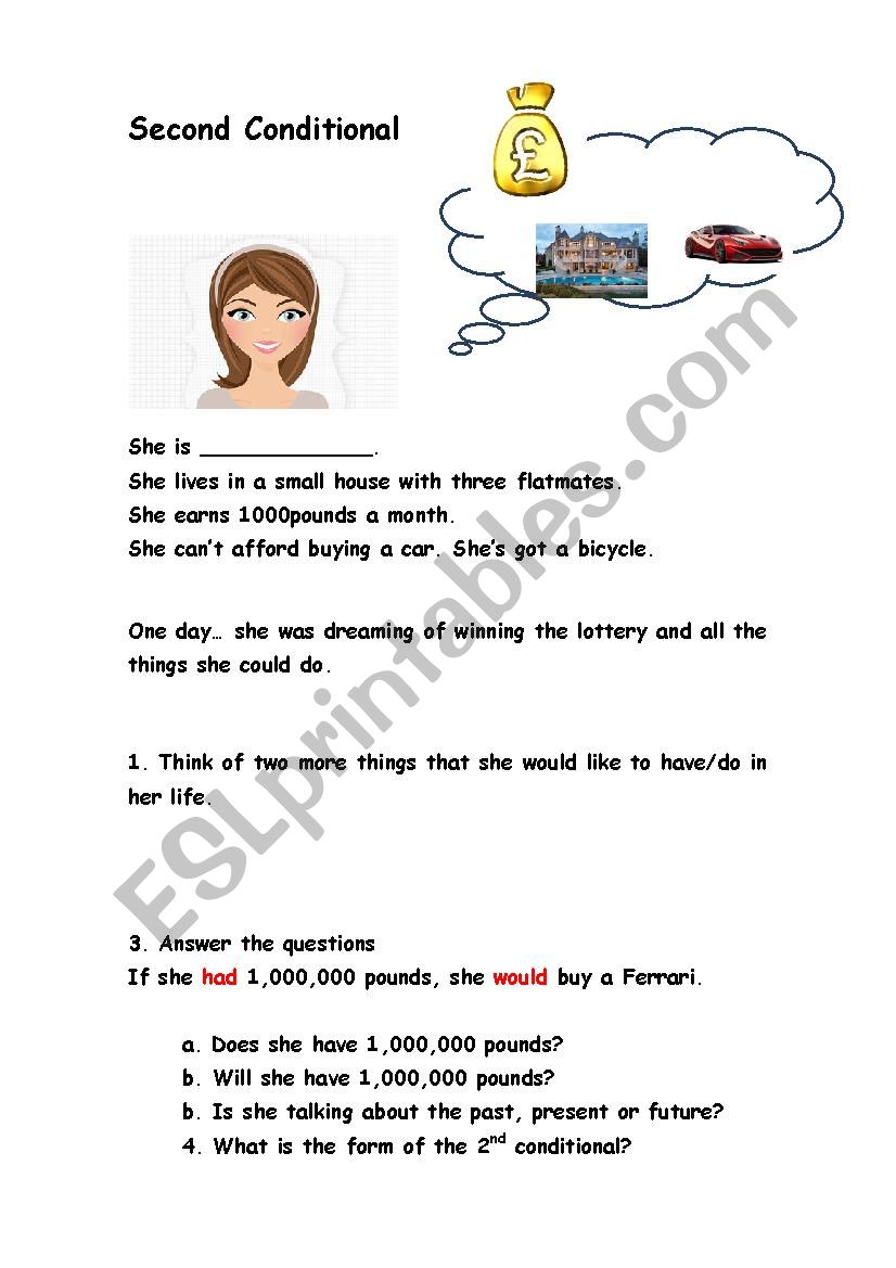 Second conditional worksheet