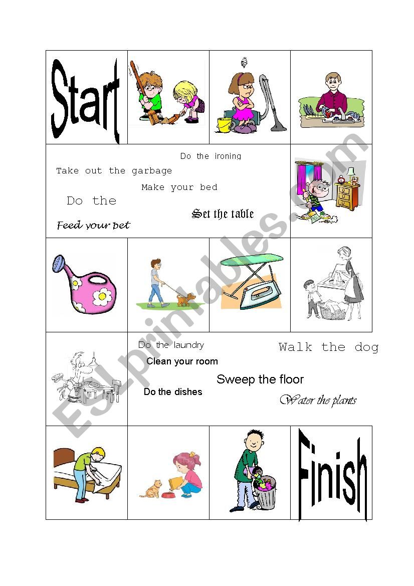 Chores worksheet