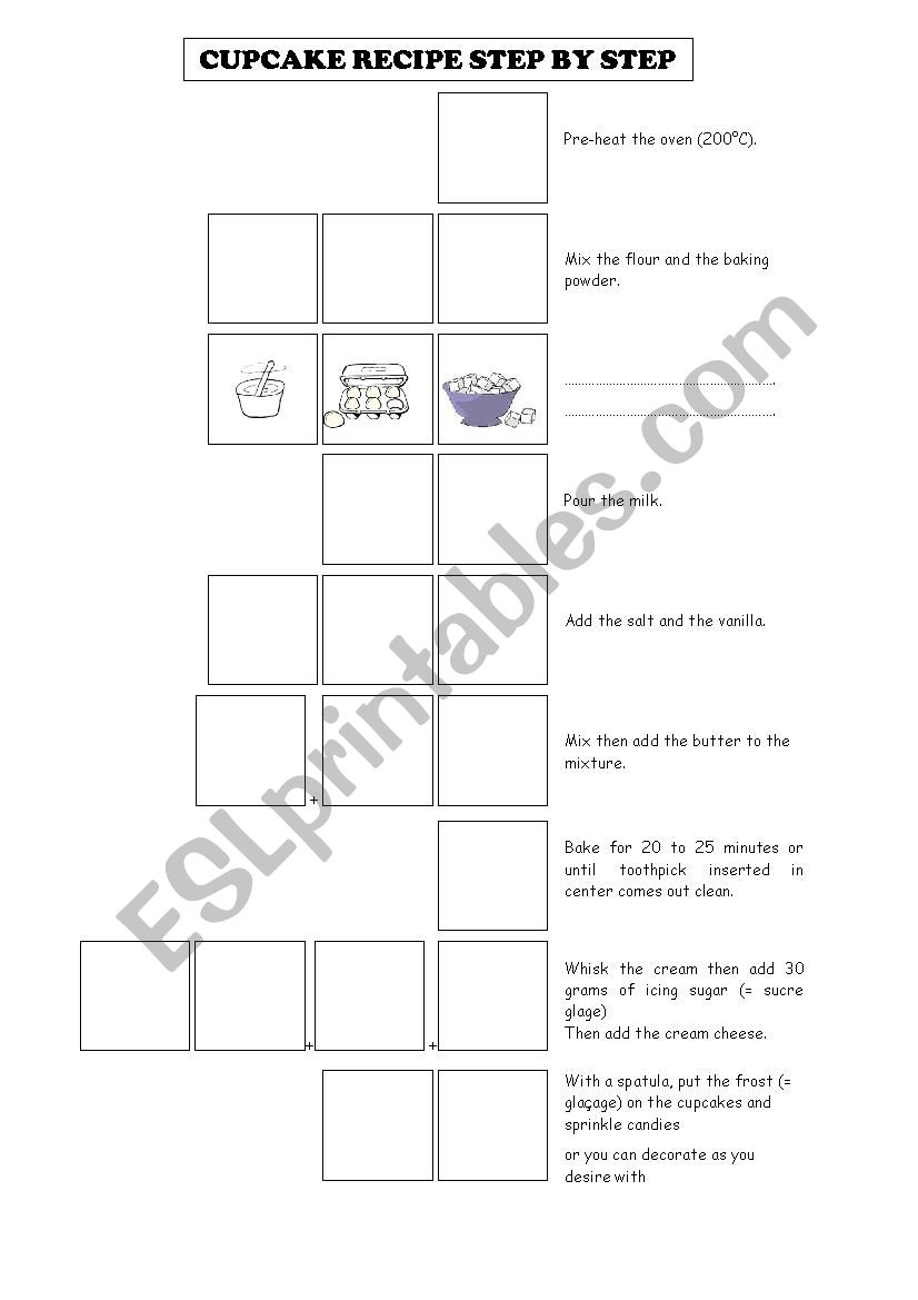 Cupcake recipe - step by step 2/2