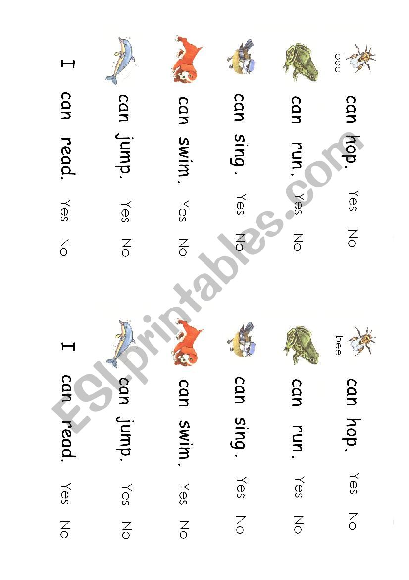 Yes or No? True or False? worksheet