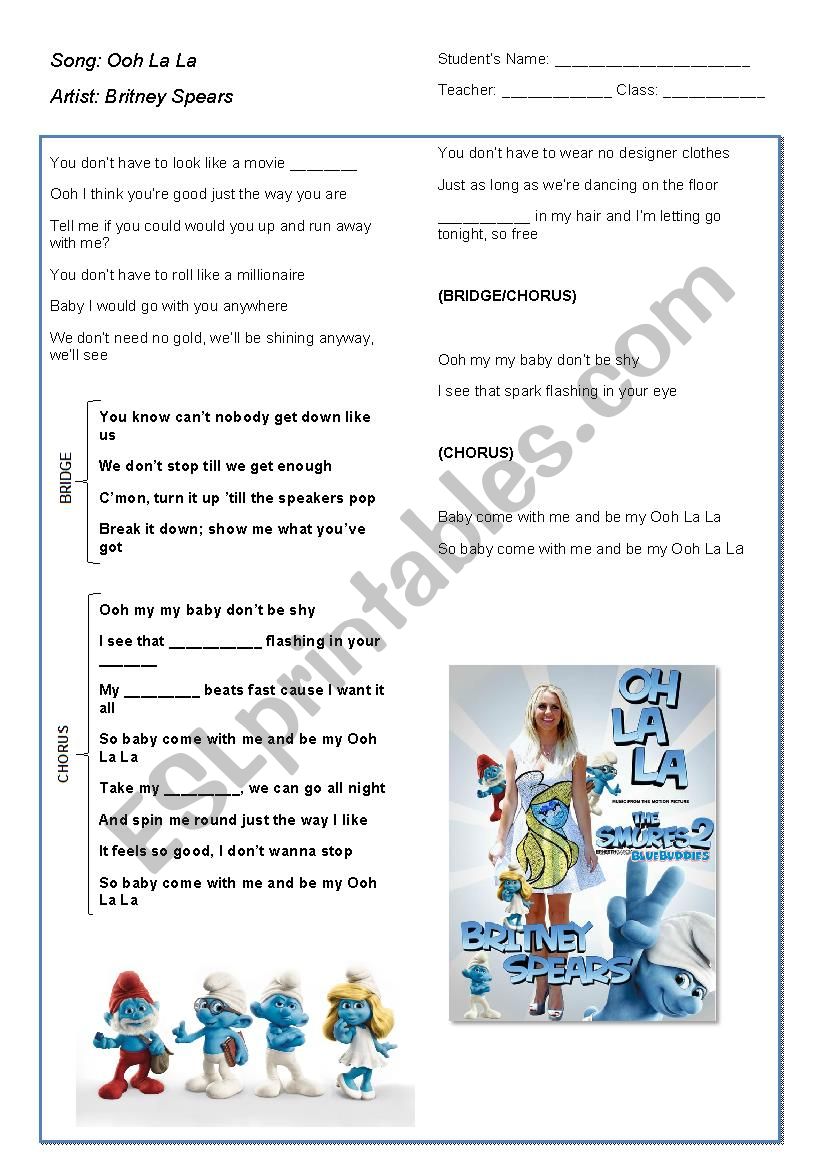 Ooh La La (Britney SpearsÂ´ Song)