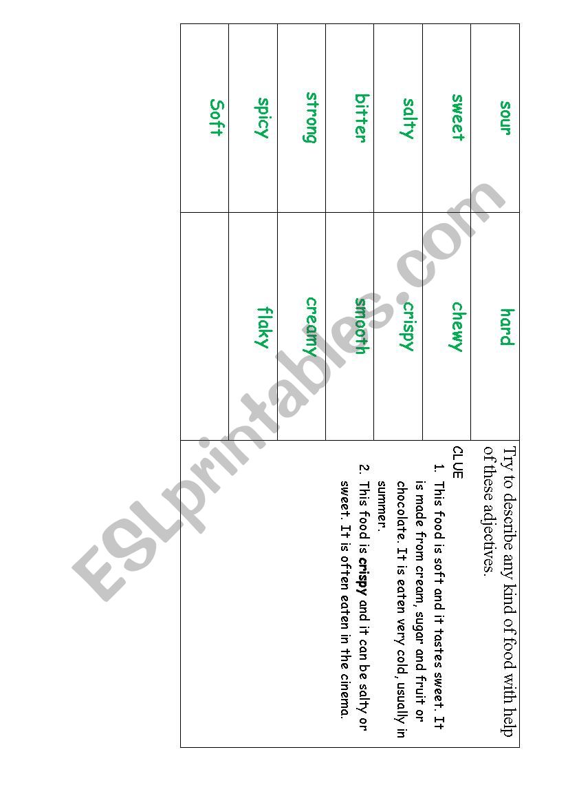 Warm-up  worksheet