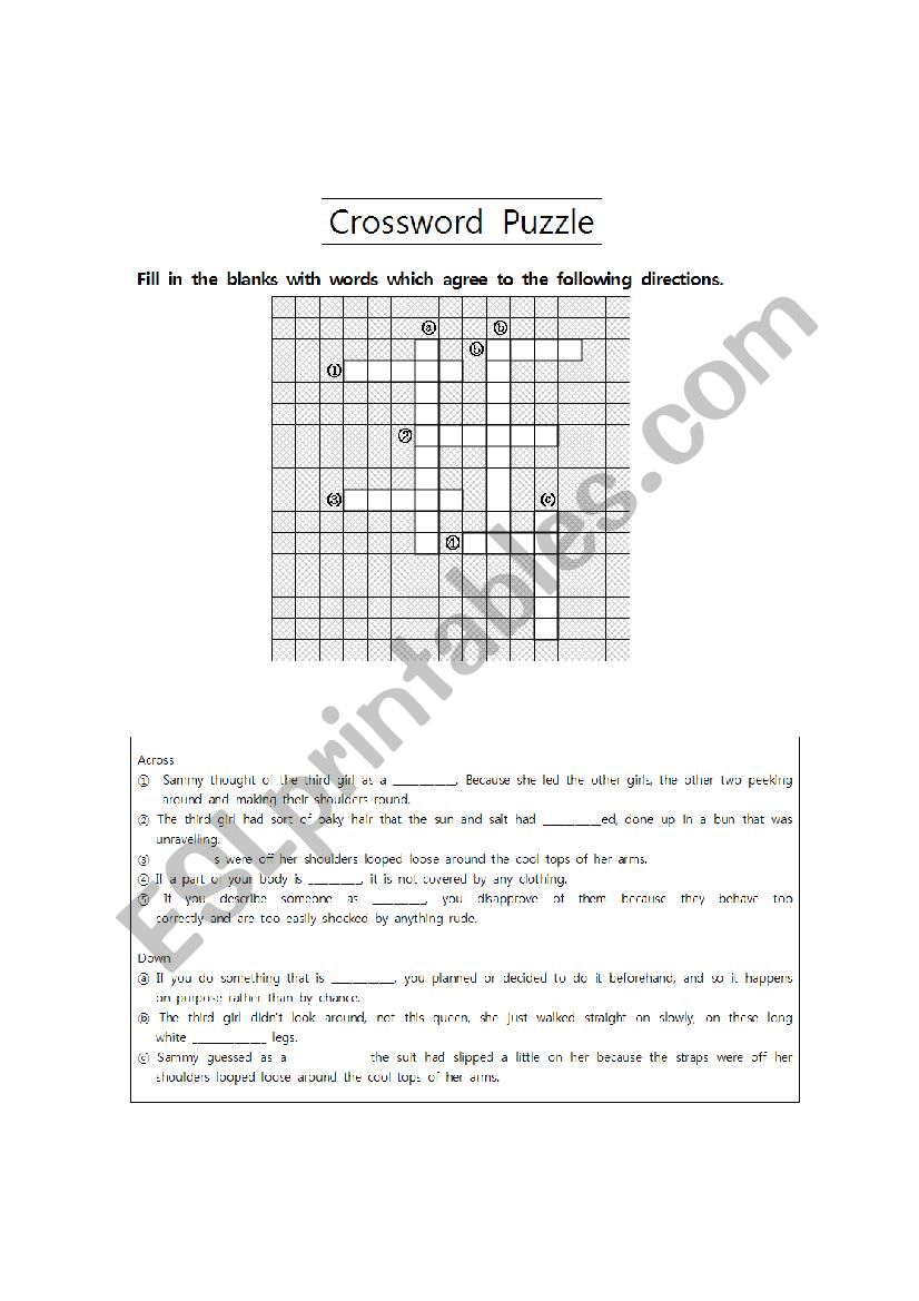 john updike A&P crossword puzzle