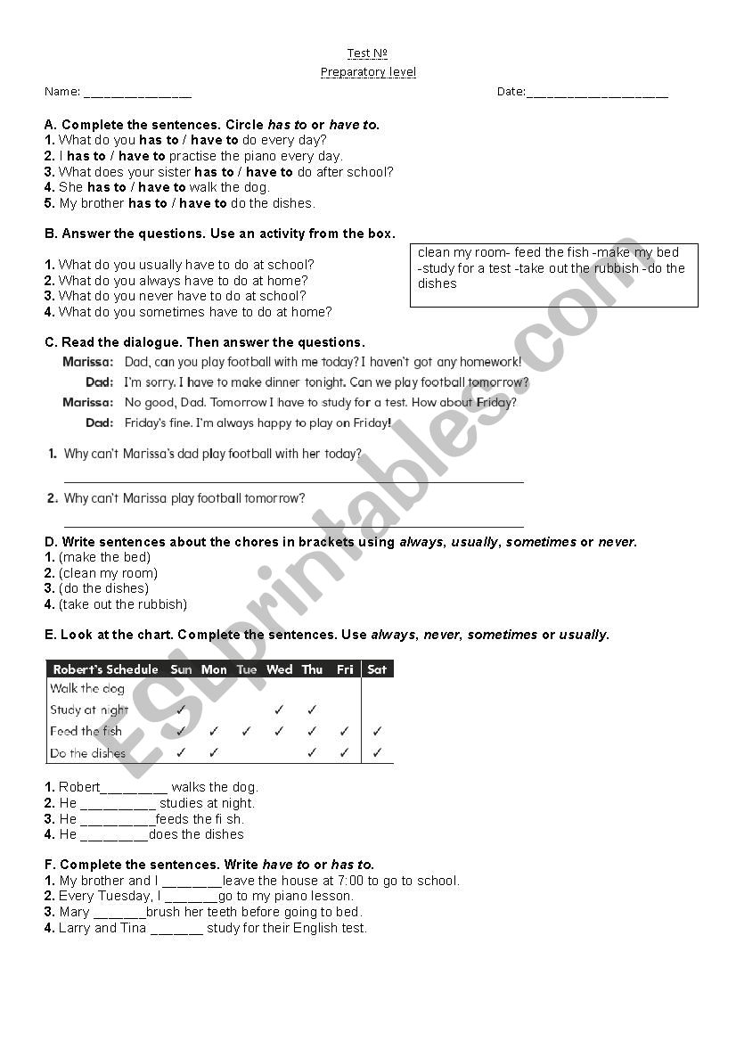 bIG eNGLISH 3 MY CHORES (UNIT 3)