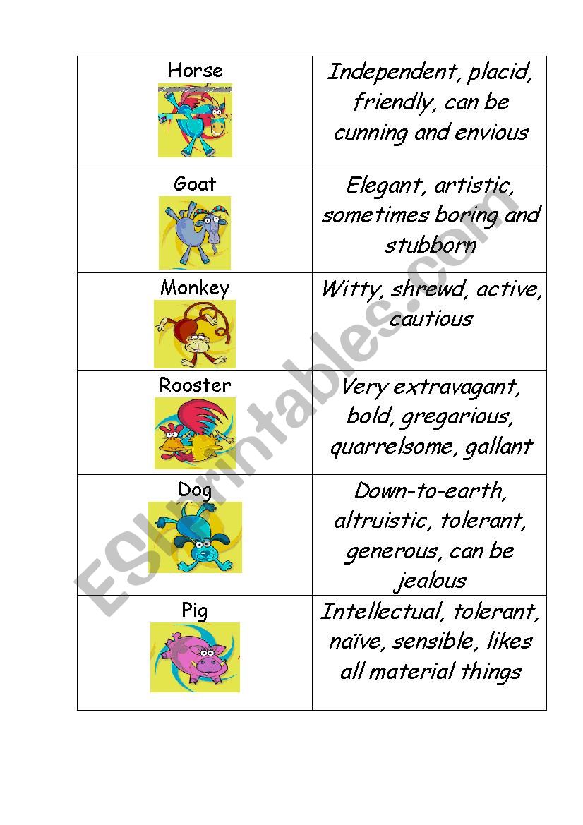 Character adjective revision 2