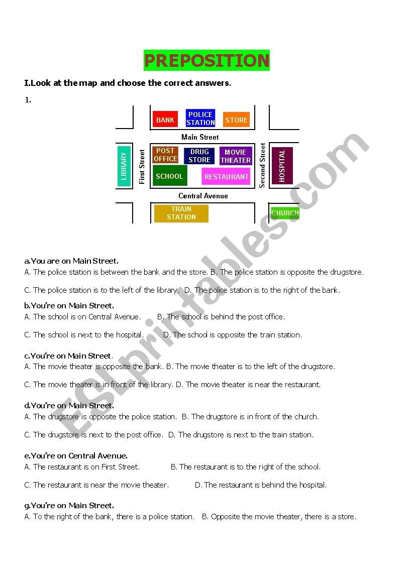  exciting preposition exercise