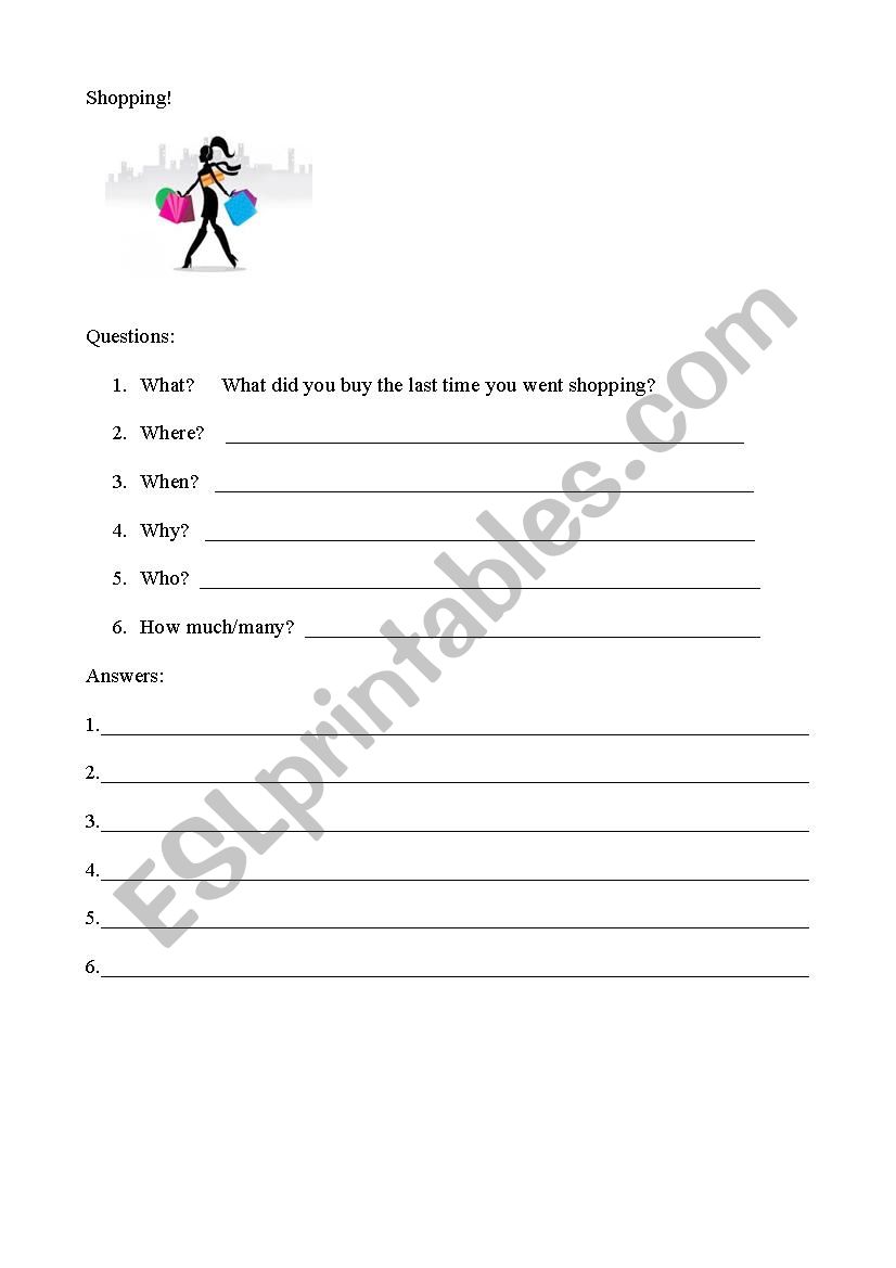 WH Questions in Past Tense worksheet
