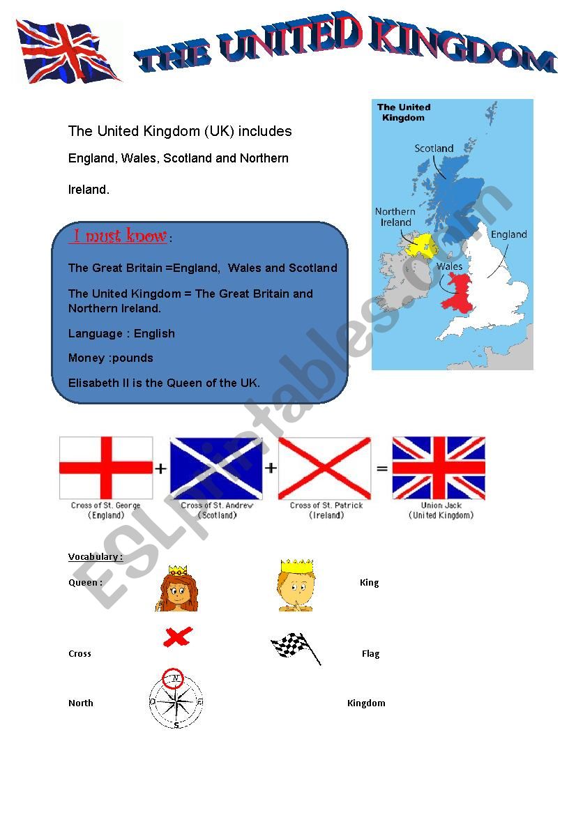 UNITED KINGDOM worksheet