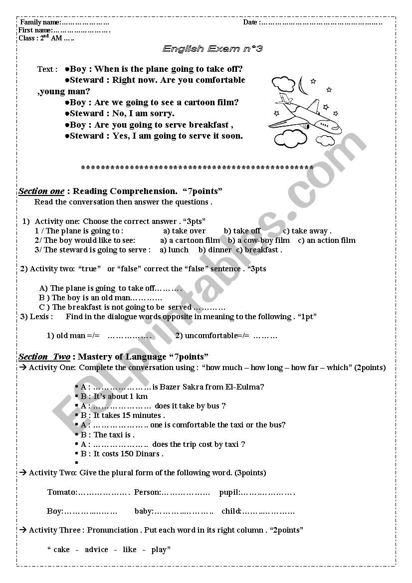 future plans worksheet