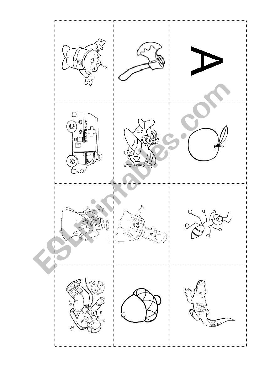 Phonics Flash Card  worksheet