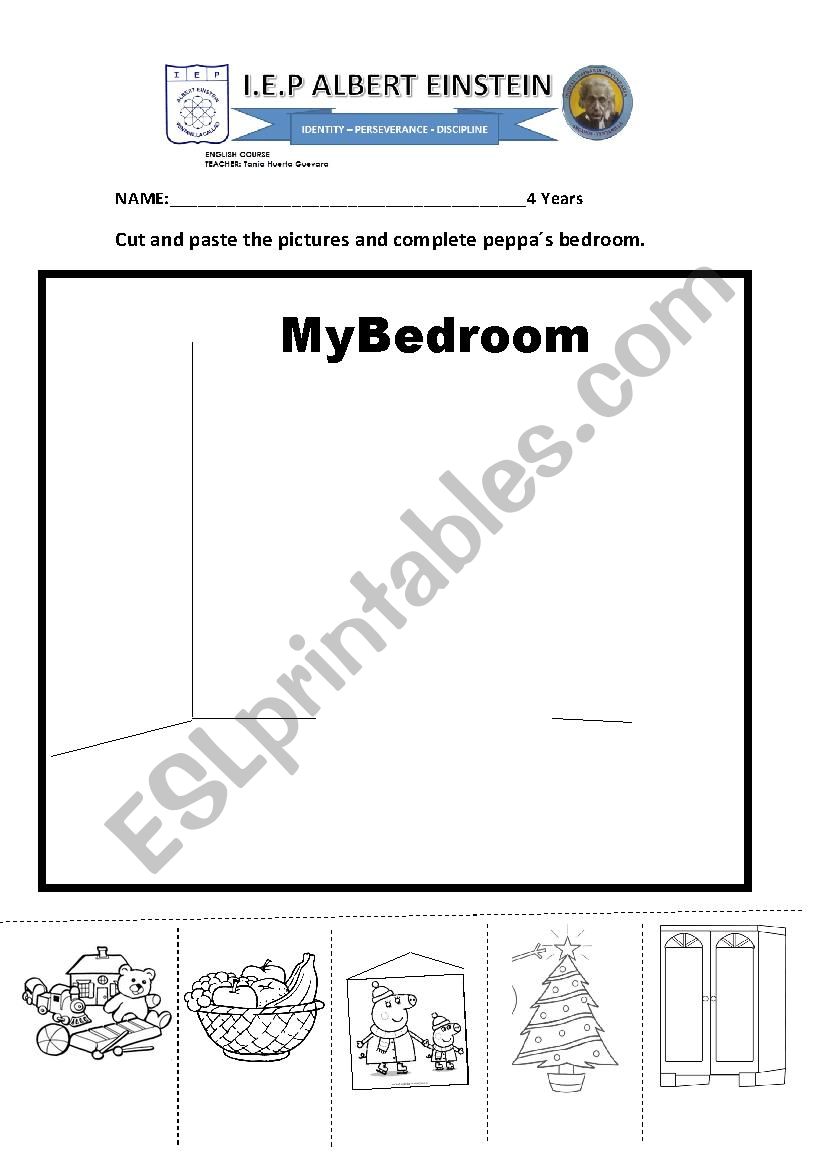 House parts-Bedroom peppa pig themed