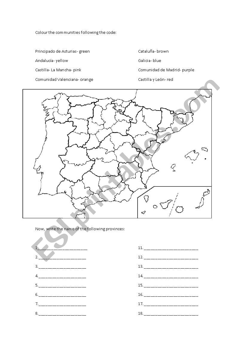 Autonomous communities of Spain