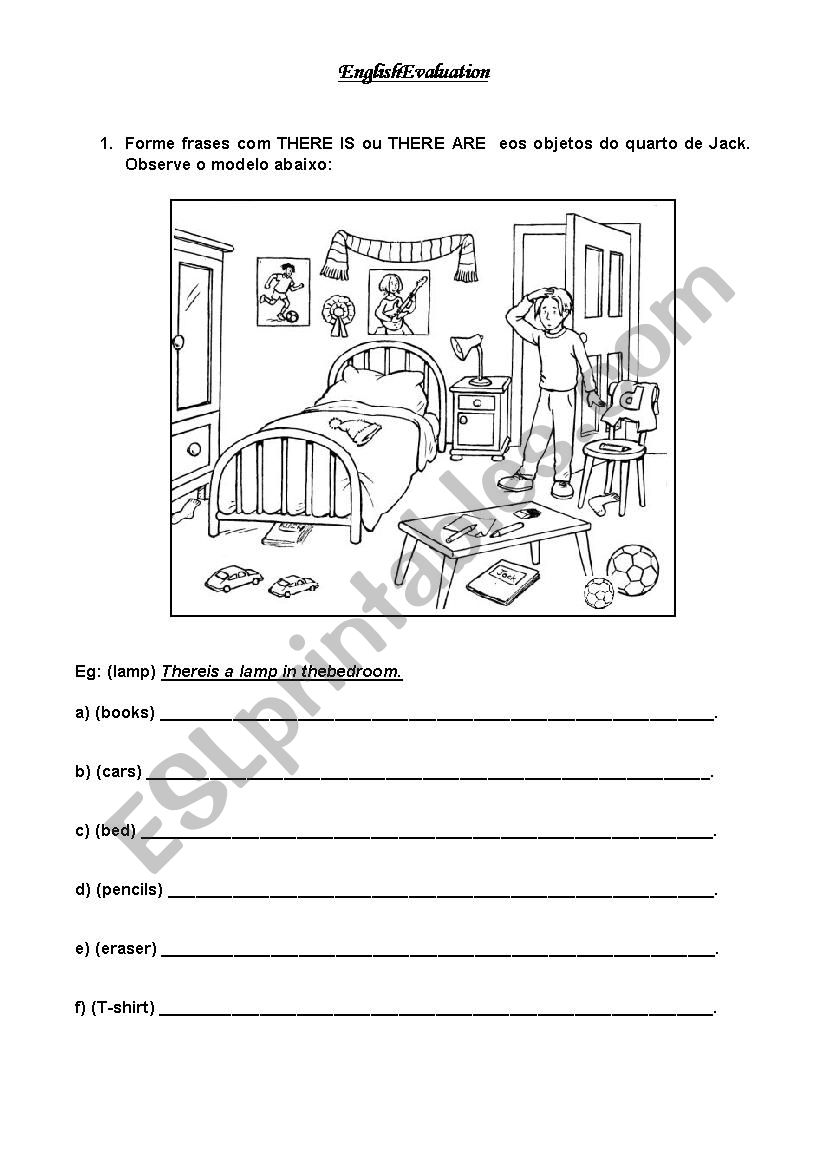 English Test worksheet