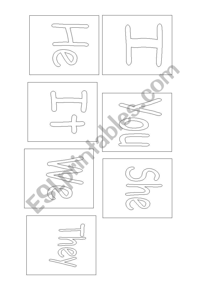 Personal pronouns+to be flashcards