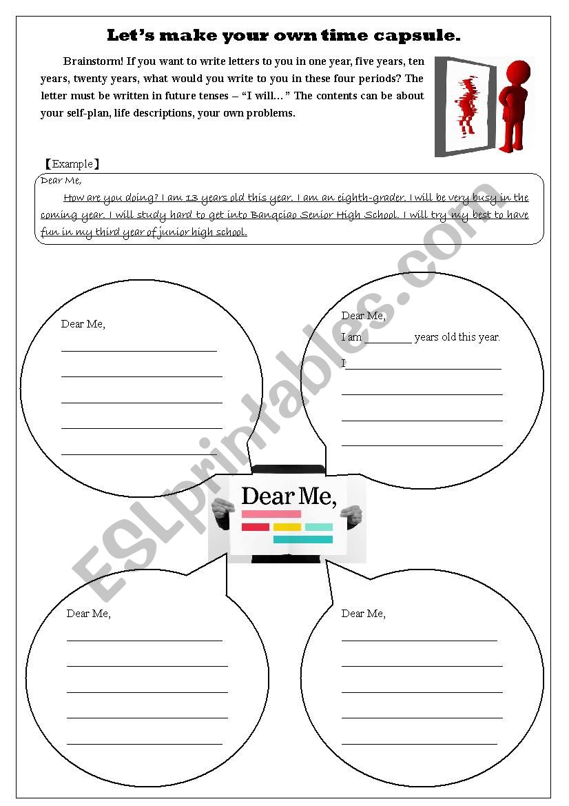make your own time capsule worksheet