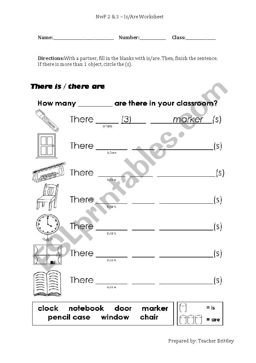 is/are exercises worksheet