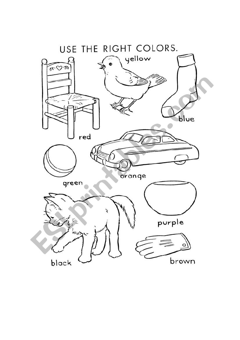 Coloring worksheet