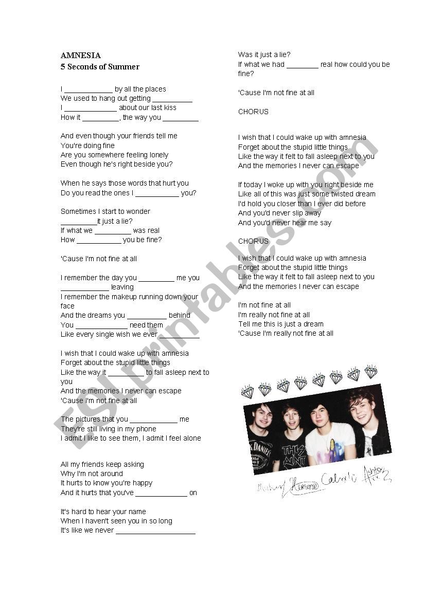 SONG_AMNESIA_5 SECONDS OF SUMMER