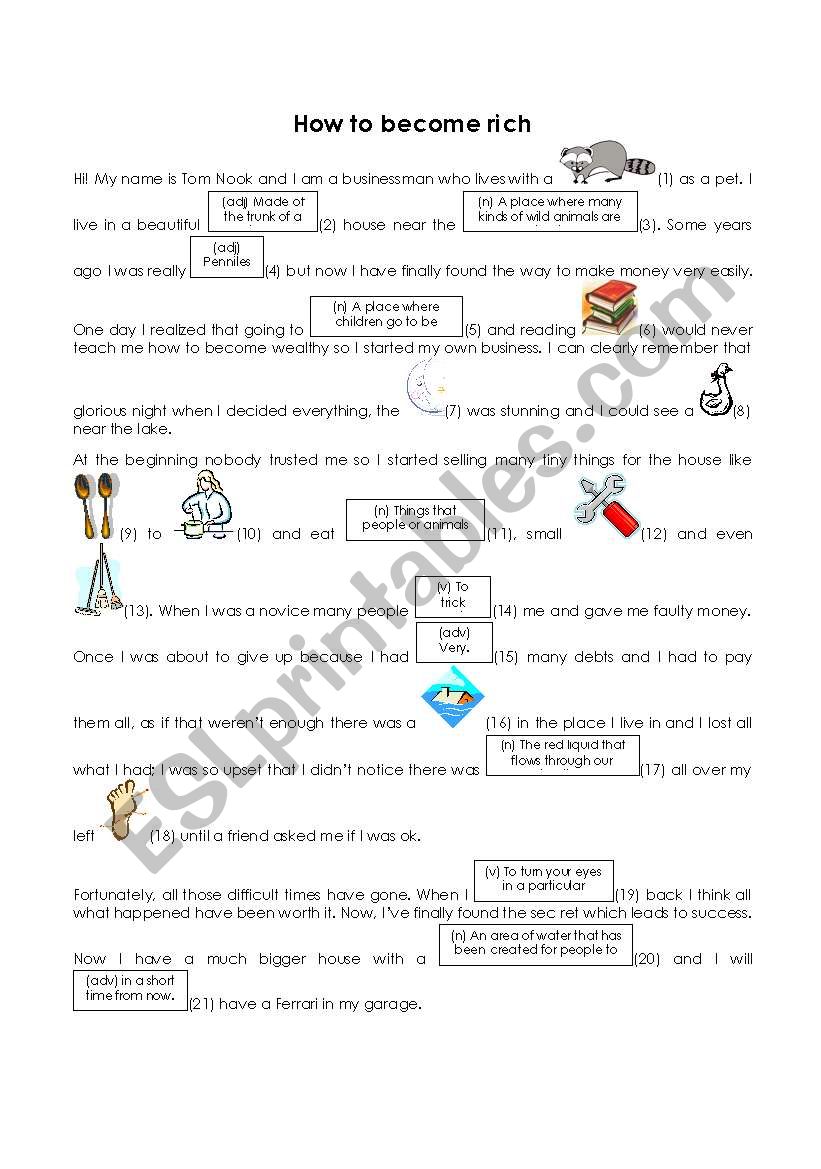 OO Words worksheet