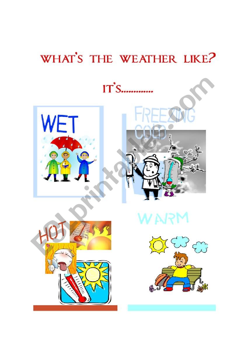 the weather worksheet