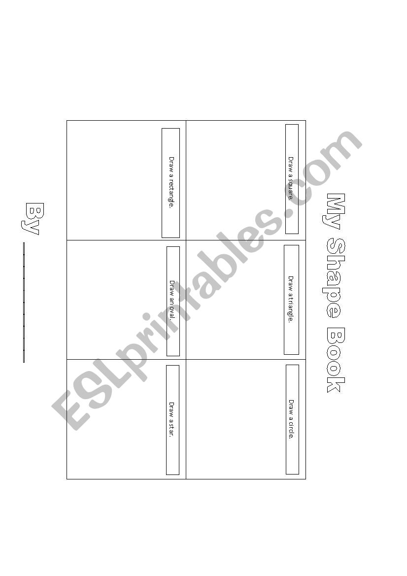 Shape Book worksheet