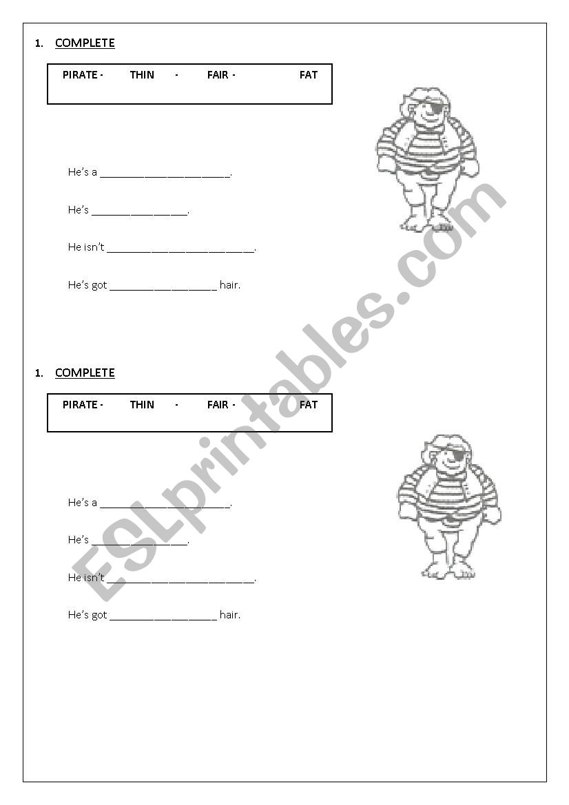 fill in the gaps worksheet